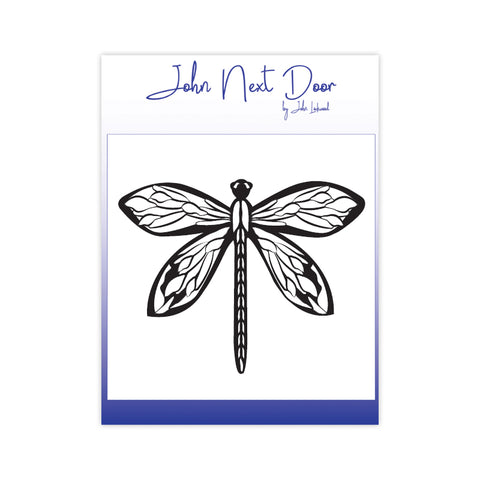 Bold Dragonfly Stamp John Next Door By John Lockwood JND122A