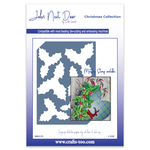 Holly Die Plate John Next Door Christmas Collection Dies By John Lockwood JND135