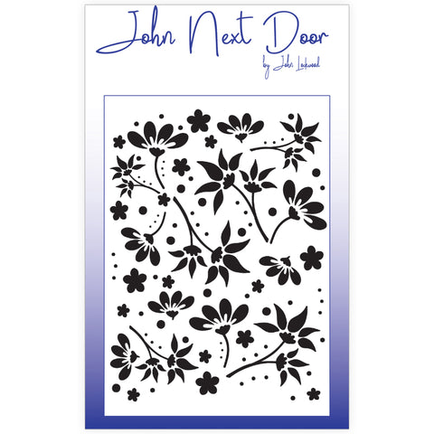 Floral Fantasia Mask Stencil John Next Door JNDM0164