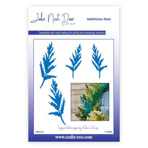 Aster Leaves Additions Dies (4pcs) John Next Door By John Lockwood JND175
