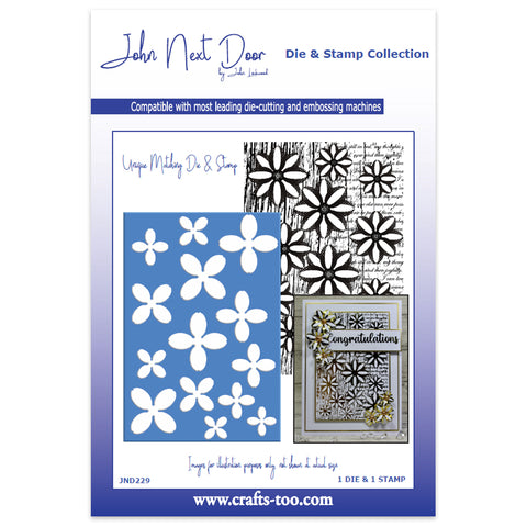 Abstract Flower Stamp & Die Collection John Next Door By John Lockwood JND229