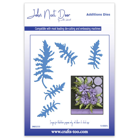 Thistle Leaves Additions Dies (5pcs) John Next Door By John Lockwood JND233