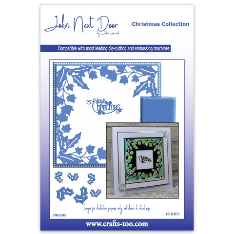 Holly & Ivy Square Christmas Collection Die John Next Door By John Lockwood JND246