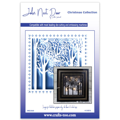 Forest Frame Christmas Collection Die John Next Door By John Lockwood JND260