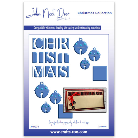 Christmas Bells Die John Next Door Christmas Collection Dies JND270