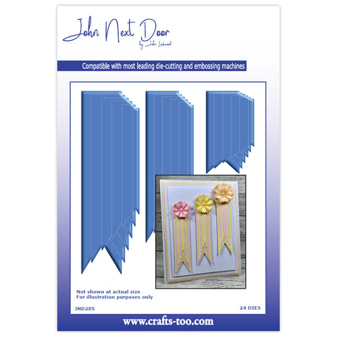 Nested Flags Die John Next Door Dies By John Lockwood (6pcs) JN285