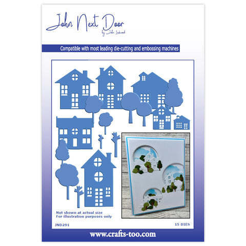 Little Houses Dies John Next Door By John Lockwood for Craft Too JND291