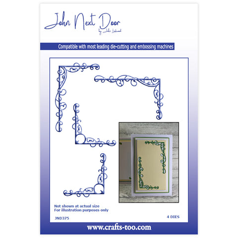 Sams Corners Dies John Next Door Card - John Lockwood for Craft Too Die JND089