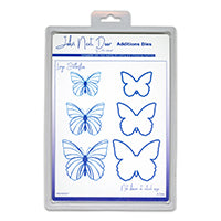 John Next Door Additions Dies - Large Butterflies (6pcs) JNDAD007