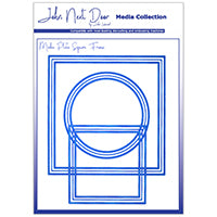 Media Plate Square Frame John Next Door Media Dies (9pcs) JNDMM005
