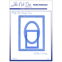 Rectangle Frame Media Collection Frame John Next Door Media Dies (9pcs) JNDMM006