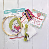 Moomintroll Reading Moomin Cross Stitch Kit The Crafty Kit Company CKC-MOOMIN-005