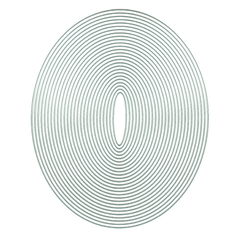 Plain Ovals Nesting Dies 26pcs. Large By Presscut from Crafts Too PCD20