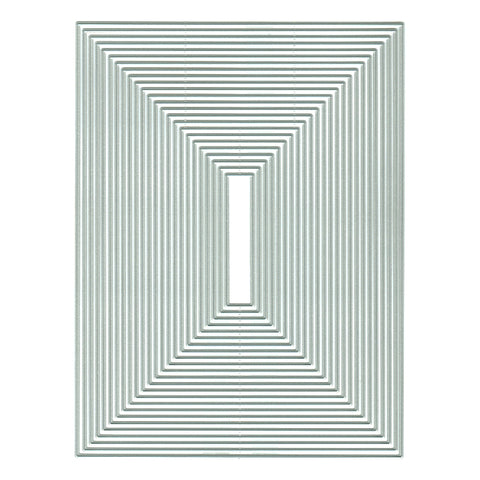 Plain Rectangles Nesting Dies 24pcs. Large By Presscut from Crafts Too PCD210