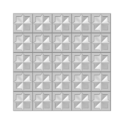 Quilted Blocks 3D Embossing Folder 6x6 By Presscut Creative Expressions PCD304