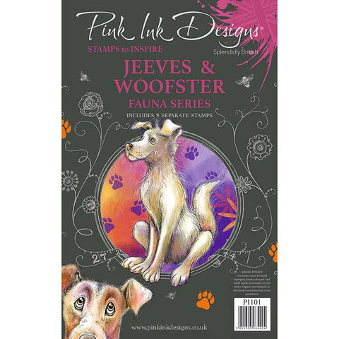 Jeeves & Wooster Fauna Series 9 Stamps Set By Pink Ink Designs PI101