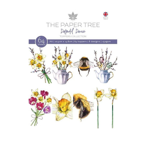 Daffodil Dance Topper Collection A6 Pad 150gsm The Paper Tree PTC1199