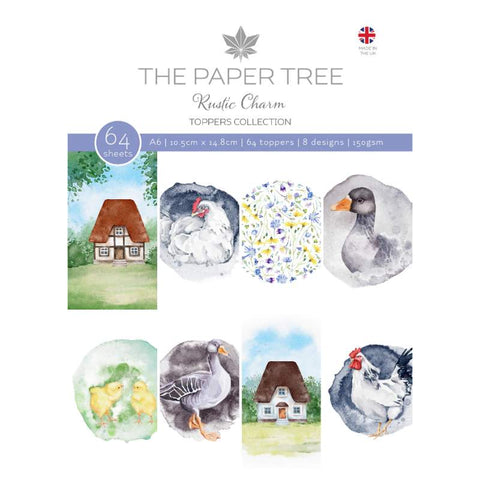 Rustic Charm Topper Collection A6 Pad 300gsm The Paper Tree PTC1230