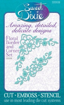 Floral Border & Corner Set Sweet Dixie SDD038