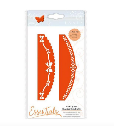Celtic Bow Rounded Strips Essentials Die Set By Tonic Studios1602e