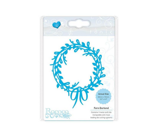 Fern Garland Die Set Christmas Rococo Tonic Studios 1382e