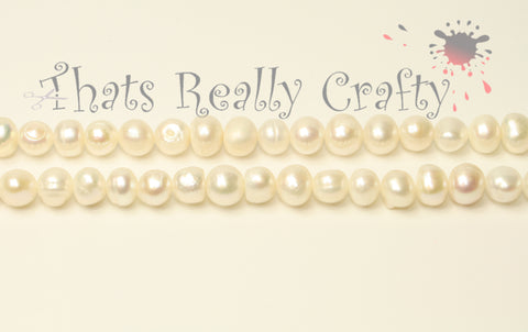 Grade A Natural Pearl Beads Round 6-7mm TRC049