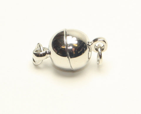 Magnetic Clasp Nickel Free Platinum Colour 14x8mm TRC066