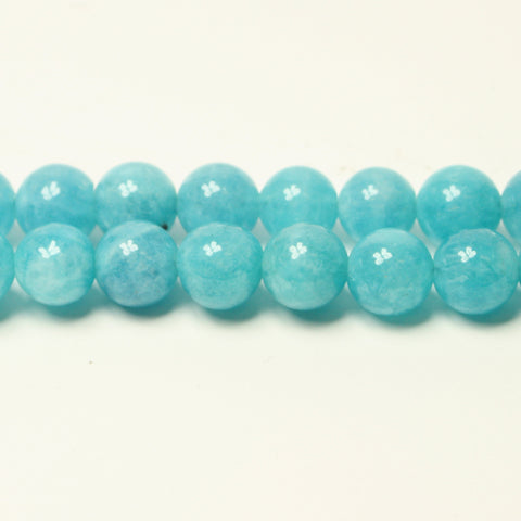 Natural Aquamarine Round Beads 8mm  Approx 48pcs Beads TRC284