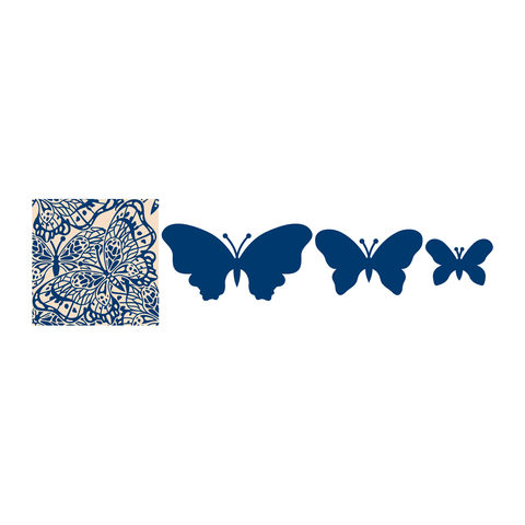 Butterfly Trio by Tattered Lace TRI18