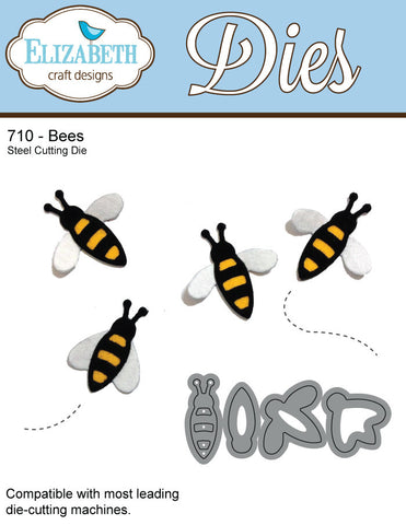 Bees - 710 by Elizabeth Craft Designs
