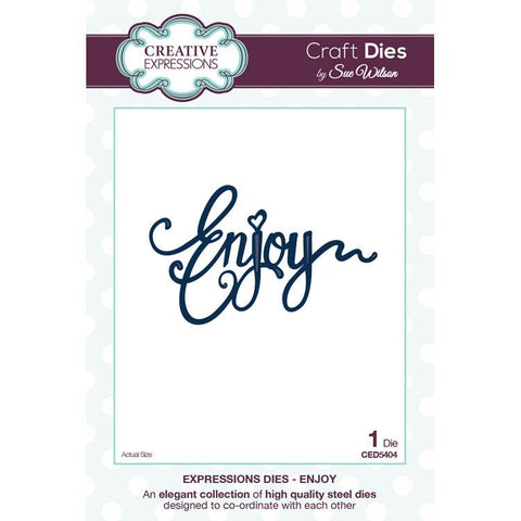 Enjoy Expressions Dies By Sue Wilson Creative Expressions Cutting Die CED5404
