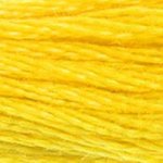 Yellow - 444 DMC Mouliné Stranded Cotton Embroidery Tread By DMC