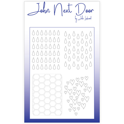 John Next Door Mask Stencil - Quatro Drops