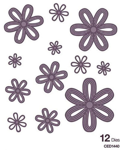 String Flowers Finishing Touches Collection Creative Expressions Sue Wilson CED1440