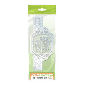 It's The Little Things Flip-Flop Die Set By Tonic Studios 1118e