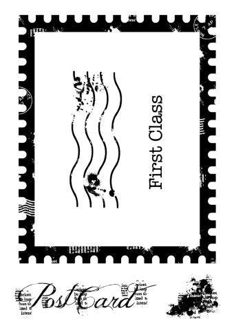 Postage Frame FRS673 Clear Magic Singles Woodware Craft Collection Acrylic Stamp Set