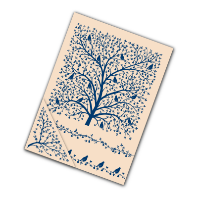Embossing Folder Partridge in a Pear Tree (EF075) By Tattered Lace
