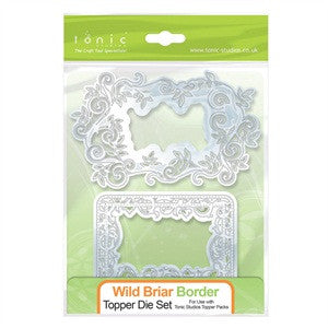 Wild Briar Border Topper Die Set By Tonic Studios 165e