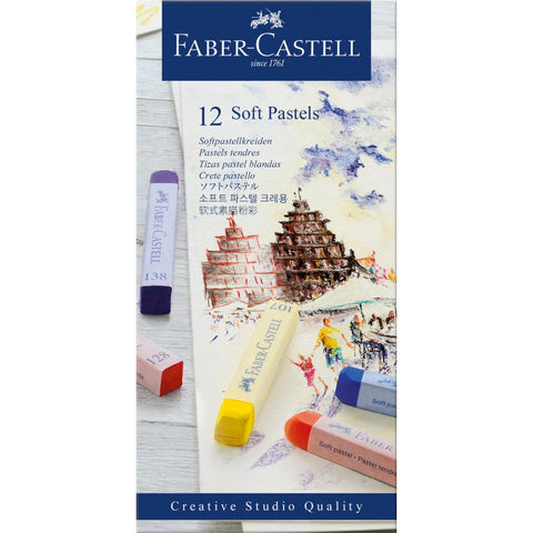 Soft Pastels Mini 12 Pack Set By Faber Castell 128312