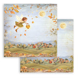 Whispering Woods Romantic Collection By Farrel Tailor Scrapbooking Pad 10 Double Sided 30.5 x 30.5 cm (12x12) Stamperia SBBL175