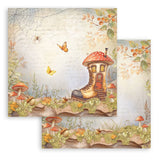 Whispering Woods Romantic Collection By Farrel Tailor Scrapbooking Pad 10 Double Sided 30.5 x 30.5 cm (12x12) Stamperia SBBL175