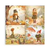 Whispering Woods Romantic Collection By Farrel Tailor Scrapbooking Pad 10 Double Sided 30.5 x 30.5 cm (12x12) Stamperia SBBL175