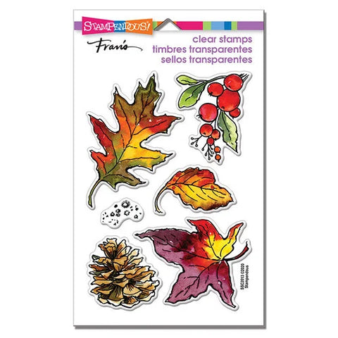 Autumn Leaves Photopolymer Stamps Franis By Stampendous SSC2013