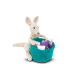Kim Kangaroo Basket Buddies The Knitty Critters Collection By Creative World of Crafts BB001
