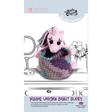 Yasmine Unicorn Basket Buddies The Knitty Critters Collection By Creative World of Crafts BB002