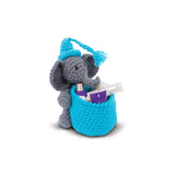 Eli Elephant Basket Buddies The Knitty Critters Collection By Creative World of Crafts BB004