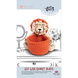 Levi Lion Basket Buddies The Knitty Critters Collection By Creative World of Crafts BB007
