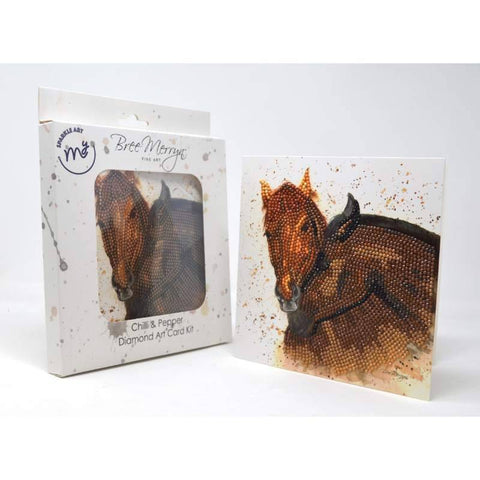 Horse Crystal Art Card Kit