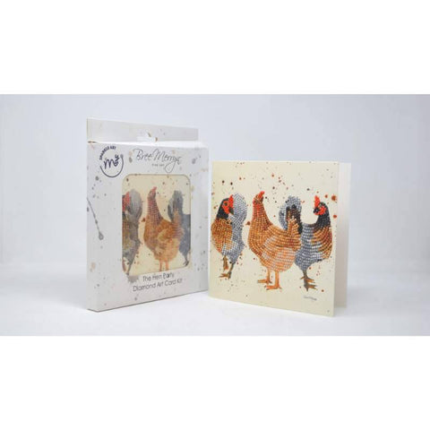 The Hen Party Dimond Art Card Kit By Bree Merryn Fine Art By My Sparkle Art Creative World of Craft BMSA05