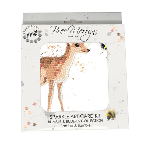 Bamba & Bumble Dimond Art Card Kit By Bree Merryn Fine Art By My Sparkle Art Creative World of Craft BMSA014